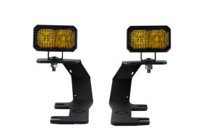 Chevrolet Silverado 1500 LD LED Light Pods - Diode Dynamics - SSC2 LED Ditch Light Kit - Pro Combo - Yellow - `14-`18